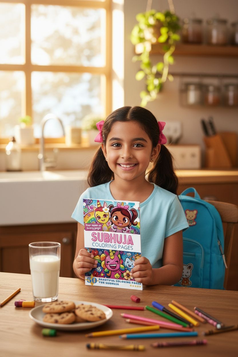 Subhuja personal coloring pages