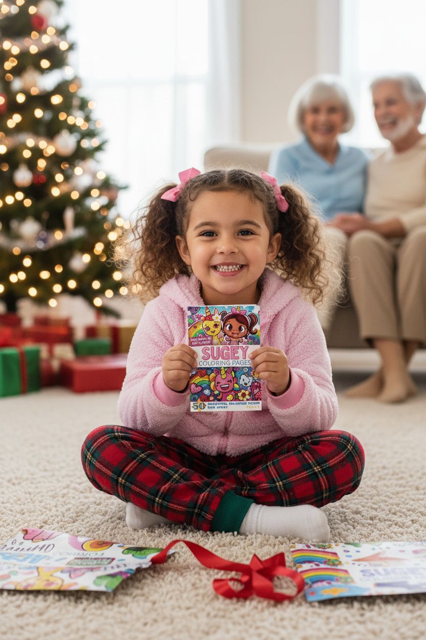 Sugey Christmas coloring pages gift