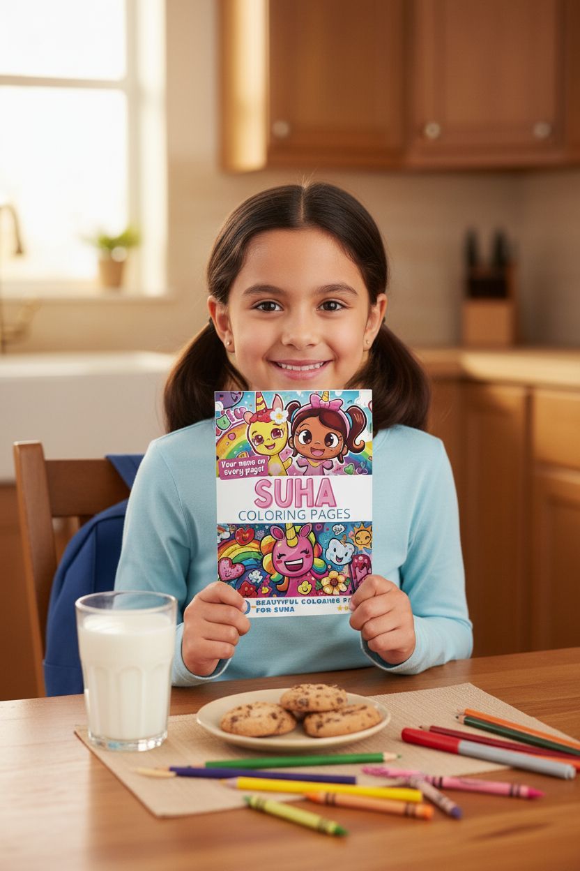 Suha personal coloring pages