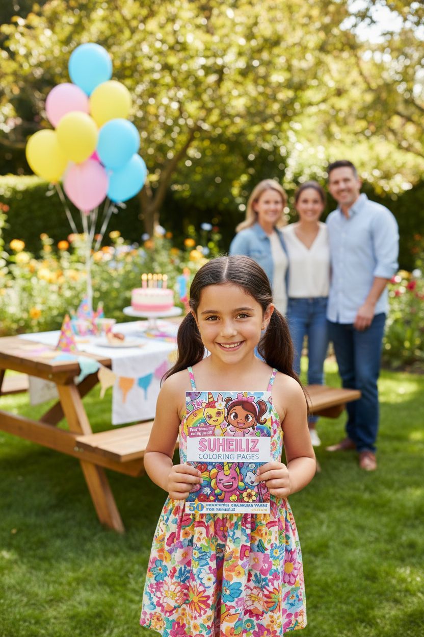 Suheiliz coloring book in use