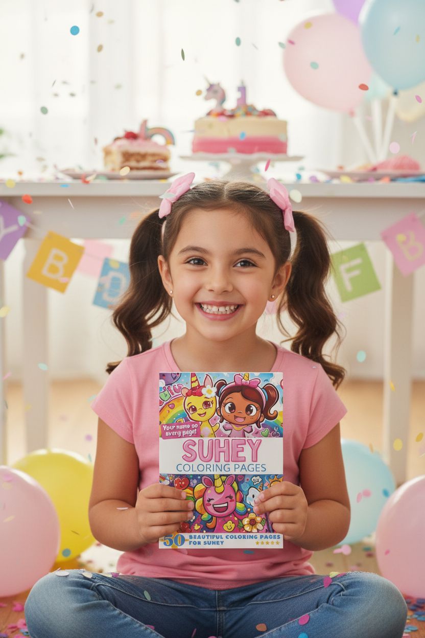 Suhey coloring book in use