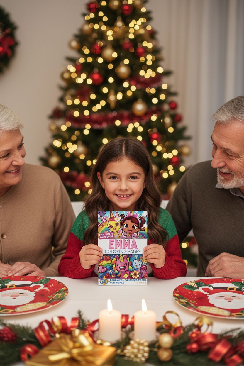 Sumana Christmas coloring pages gift