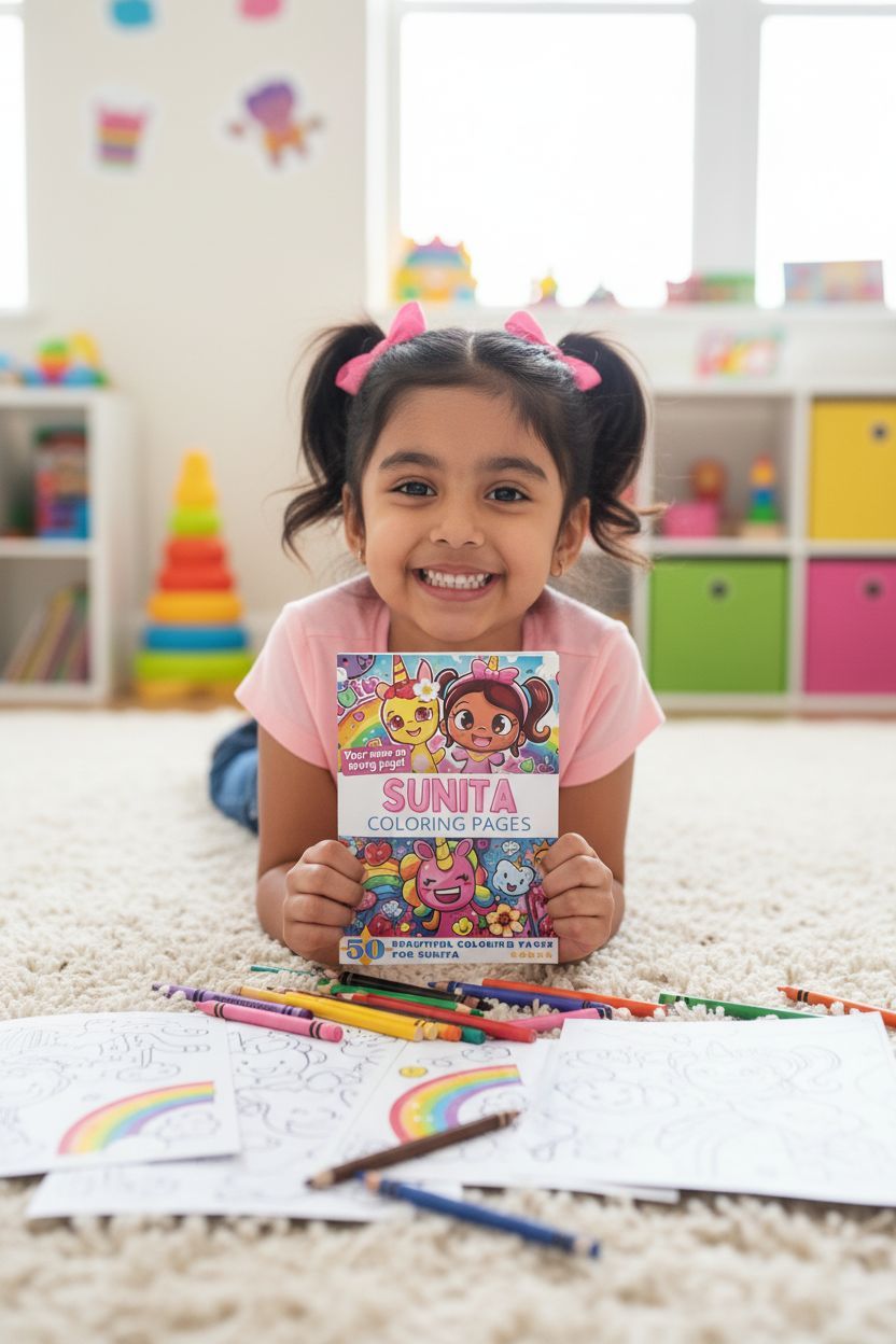 Sunita personal coloring pages
