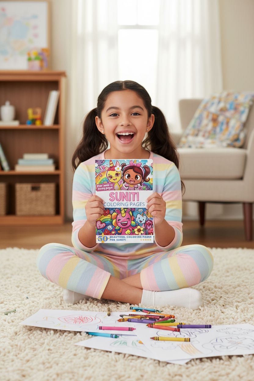 Suniti personal coloring pages