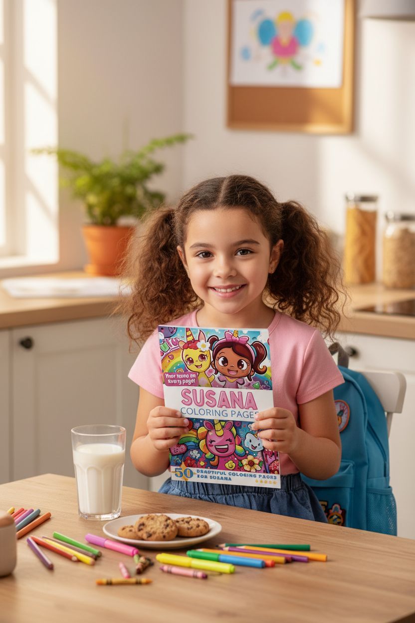 Susana personal coloring pages