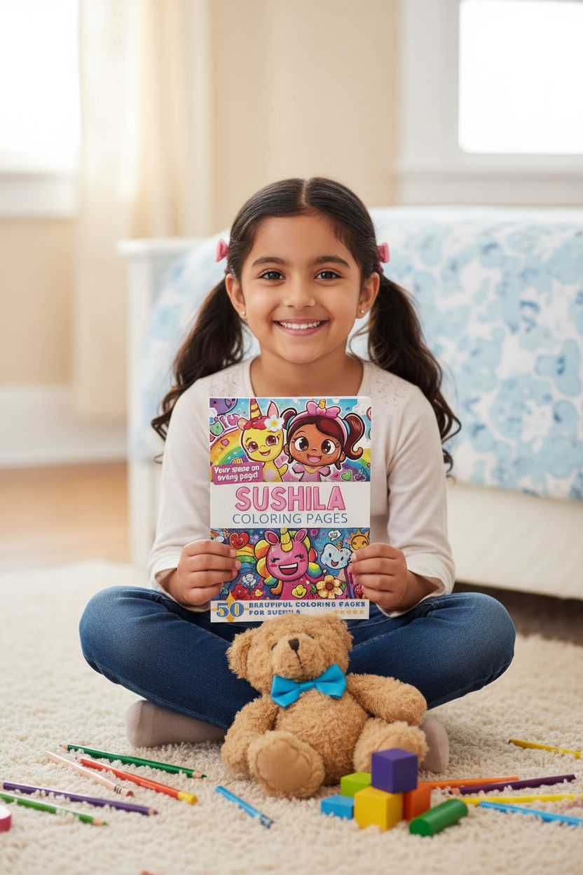 Sushila personal coloring pages