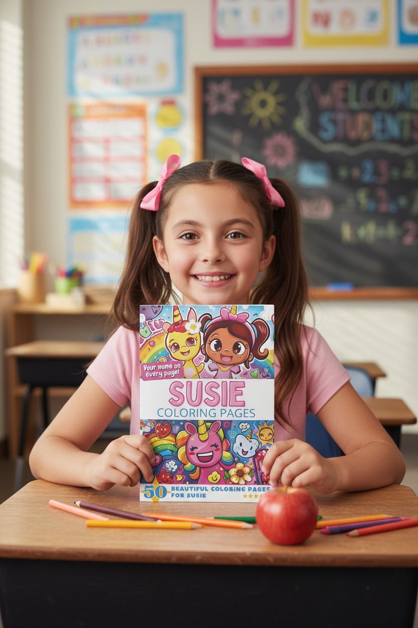 Susie personal coloring pages