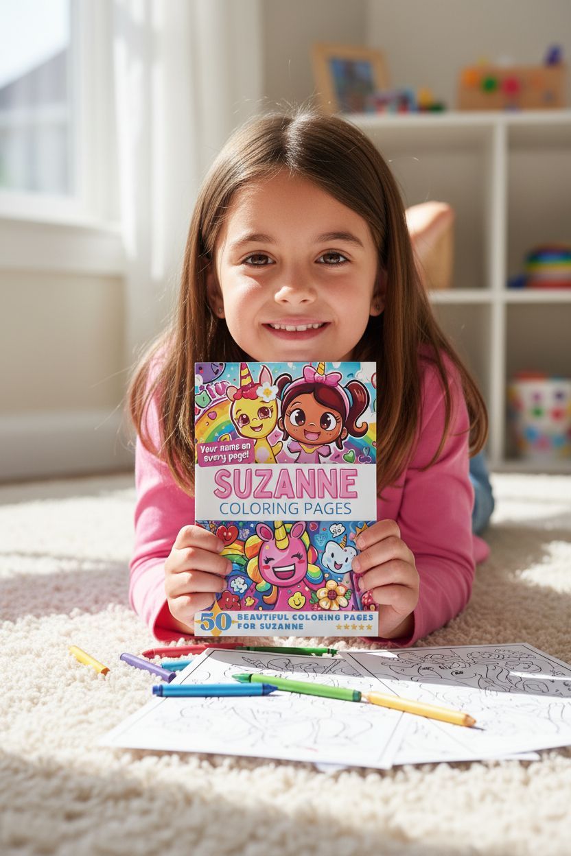 Suzanne personal coloring pages