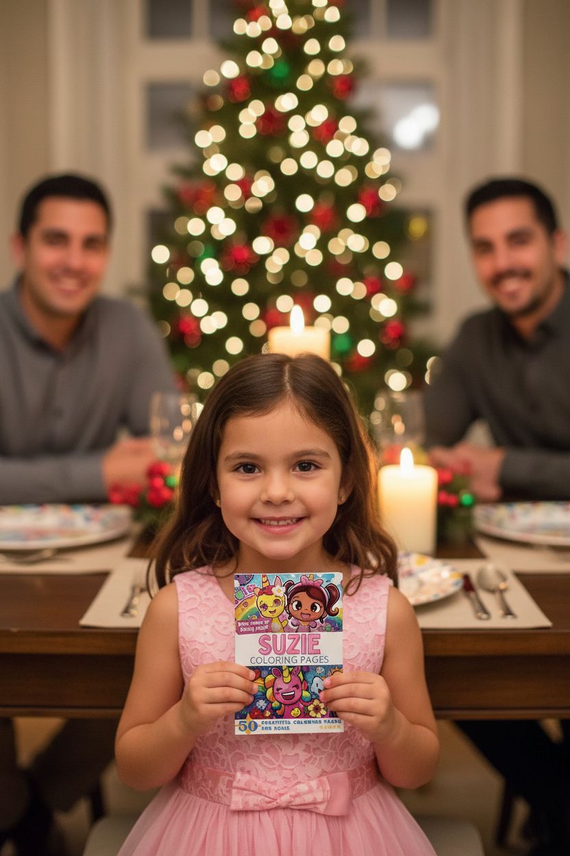 Suzie Christmas coloring pages gift