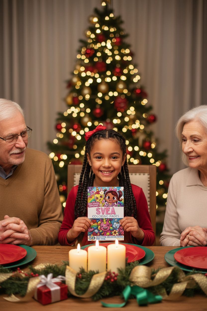 Svea Christmas coloring pages gift