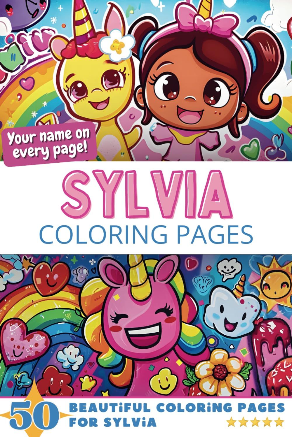 Sylvia Coloring Book Cover