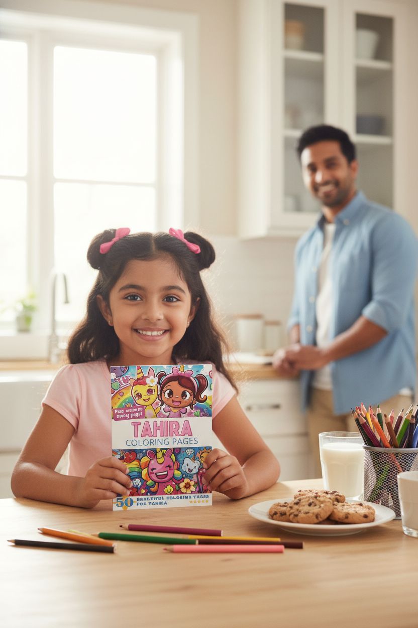 Tahira personal coloring pages