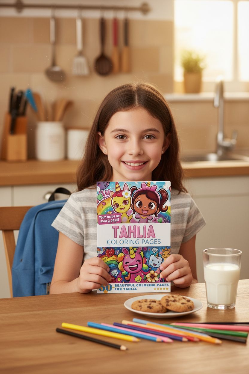 Tahlia personal coloring pages