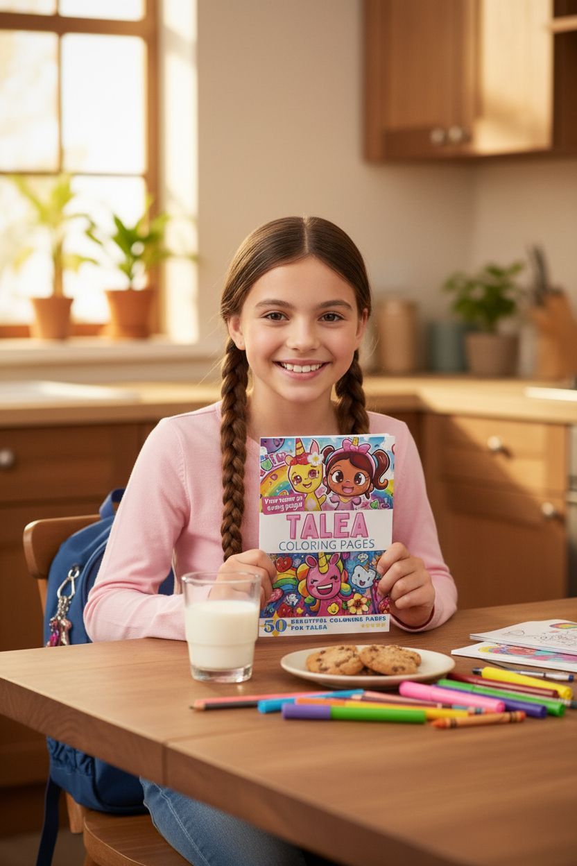 Talea personal coloring pages