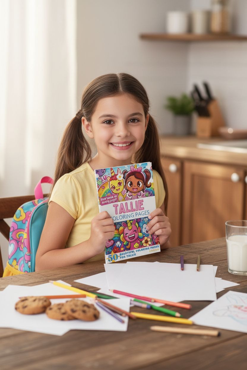 Tallie personal coloring pages
