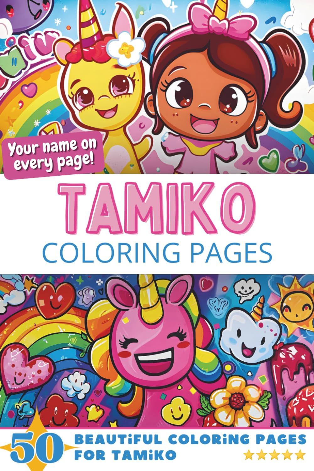 Tamiko Coloring Book Cover