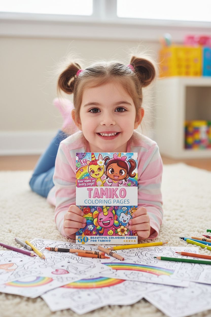 Tamiko personal coloring pages