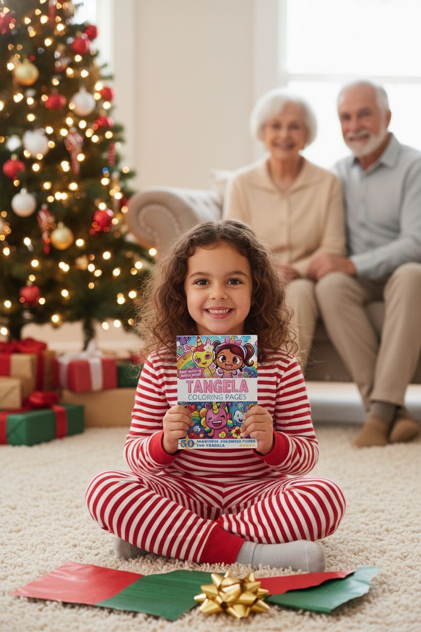 Tangela Christmas coloring pages gift