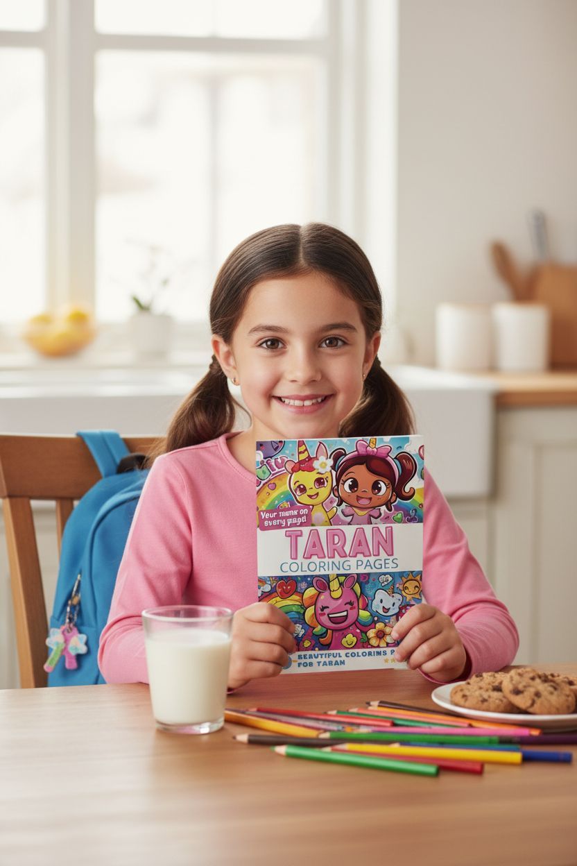 Taran personal coloring pages