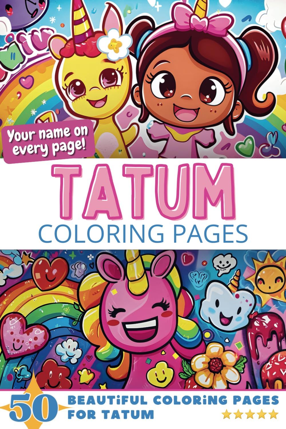Tatum Coloring Book Cover