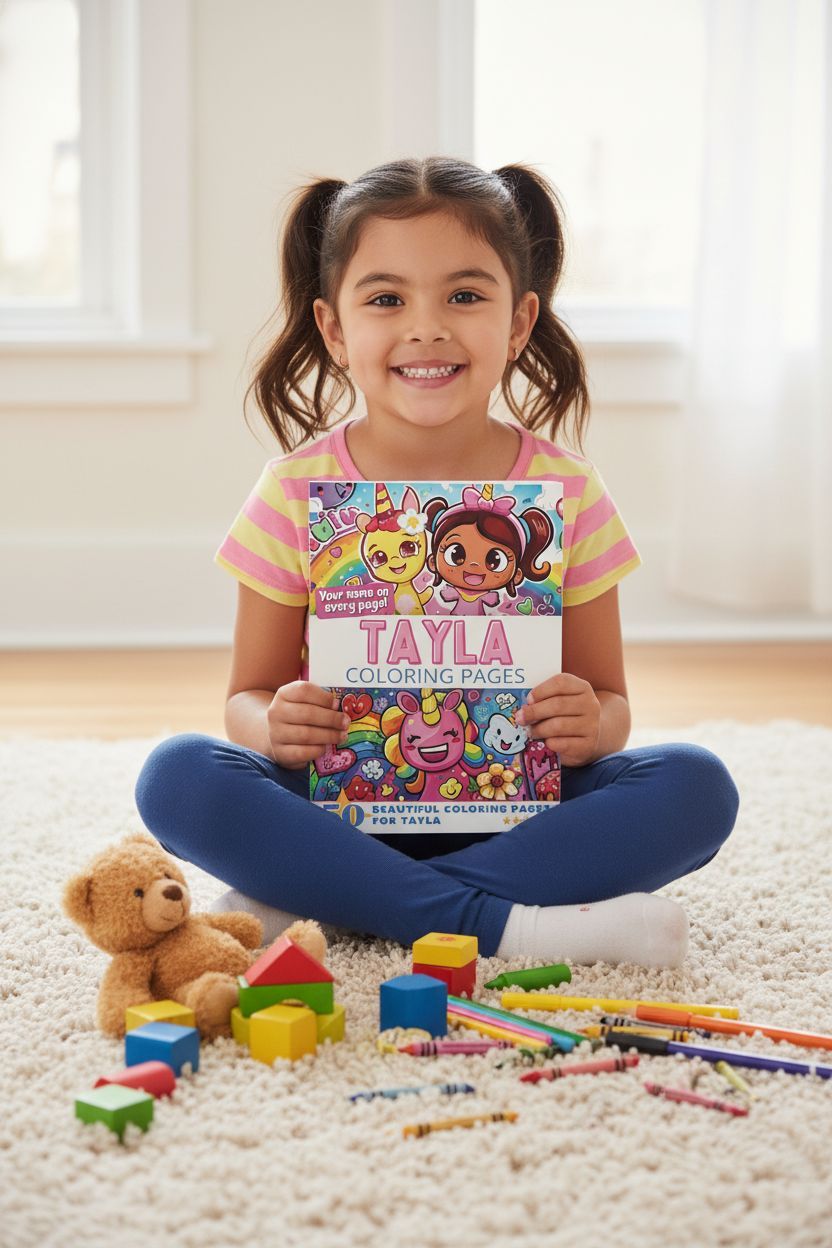 Tayla personal coloring pages