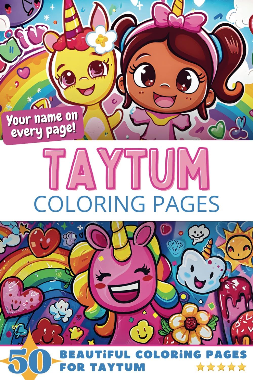 Taytum Coloring Book Cover