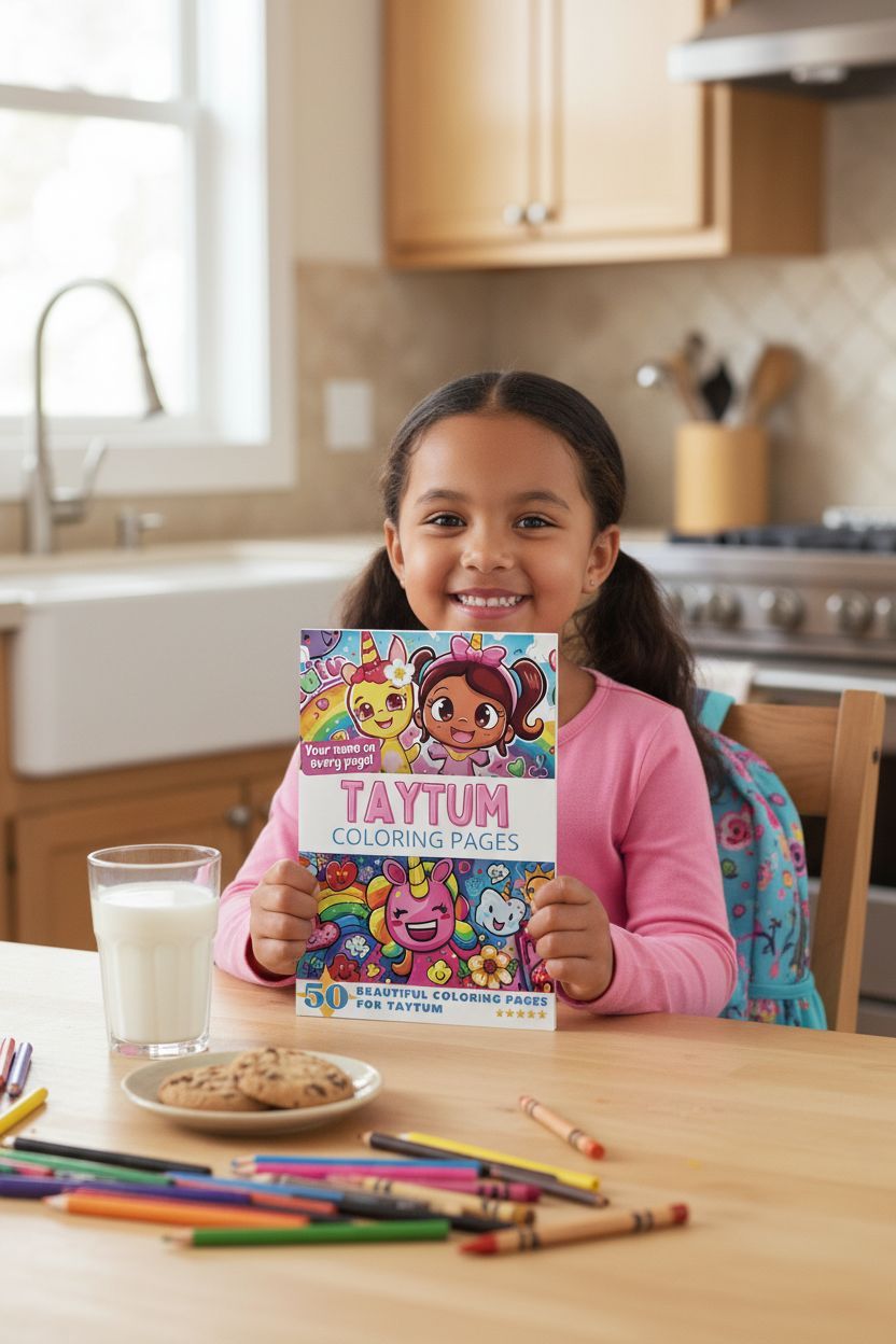 Taytum personal coloring pages
