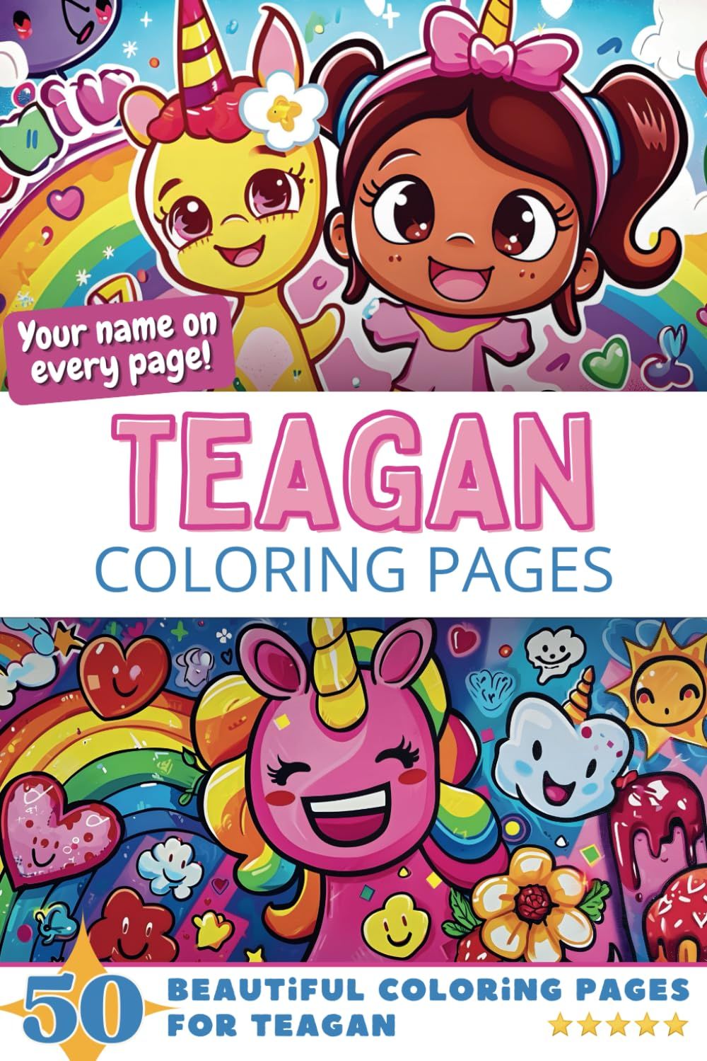 Teagan Coloring Book Cover