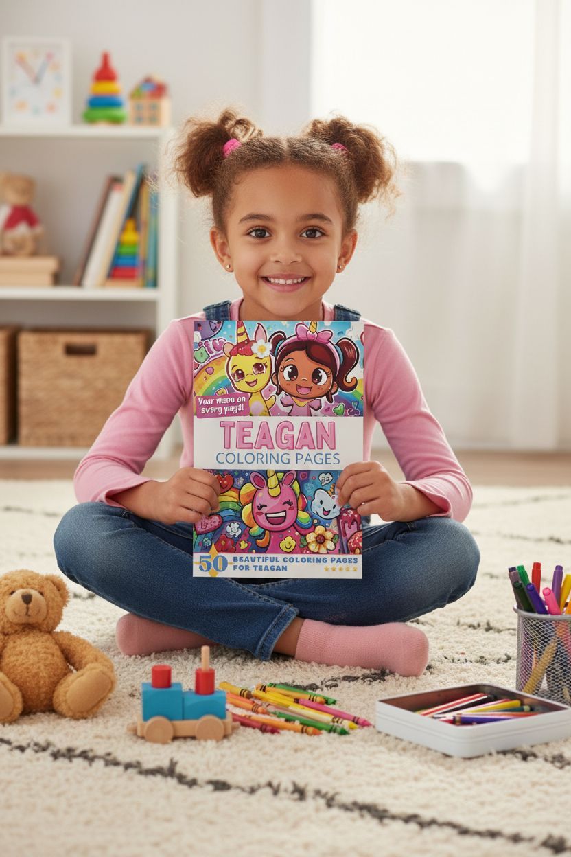 Teagan personal coloring pages