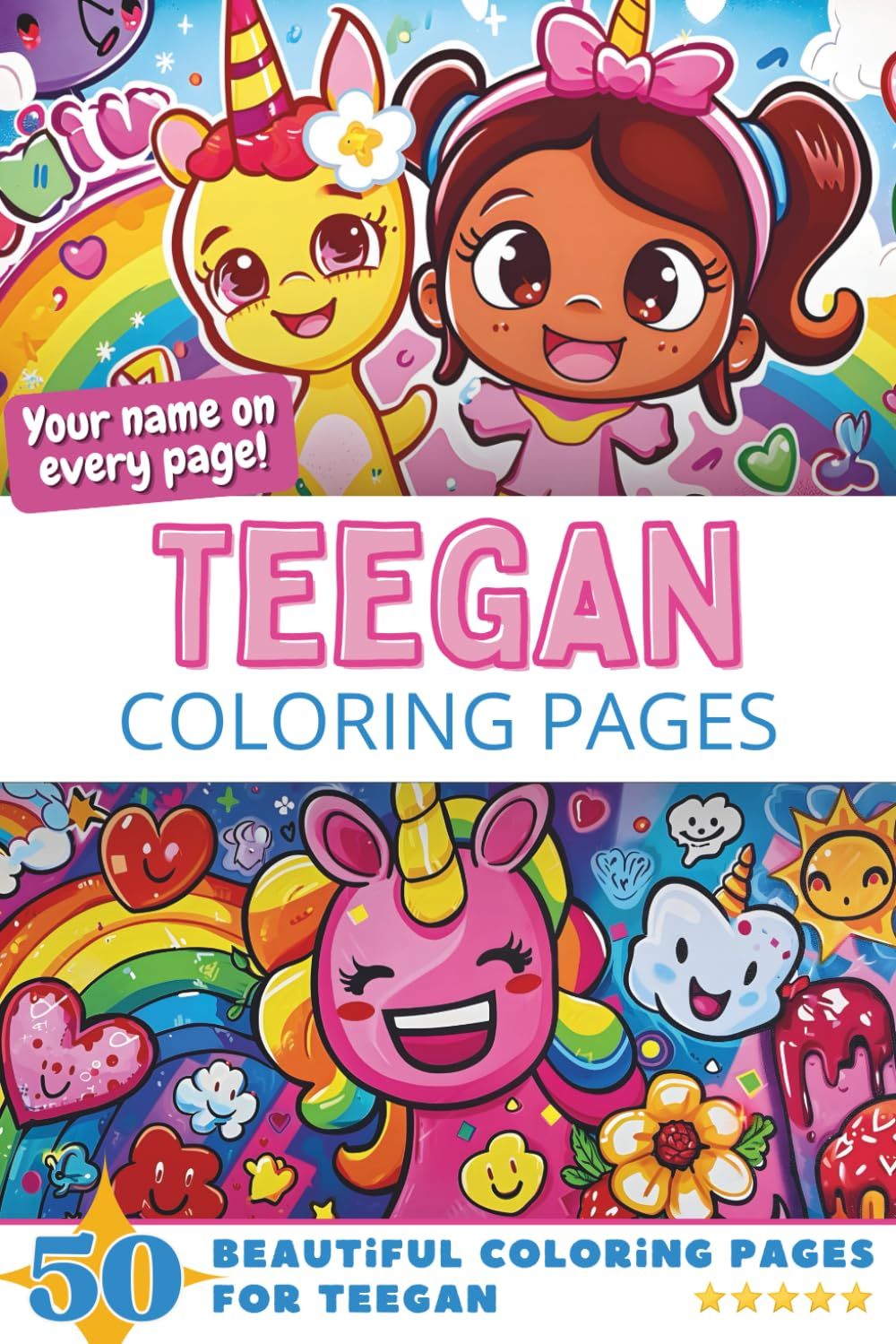 Teegan Coloring Book Cover