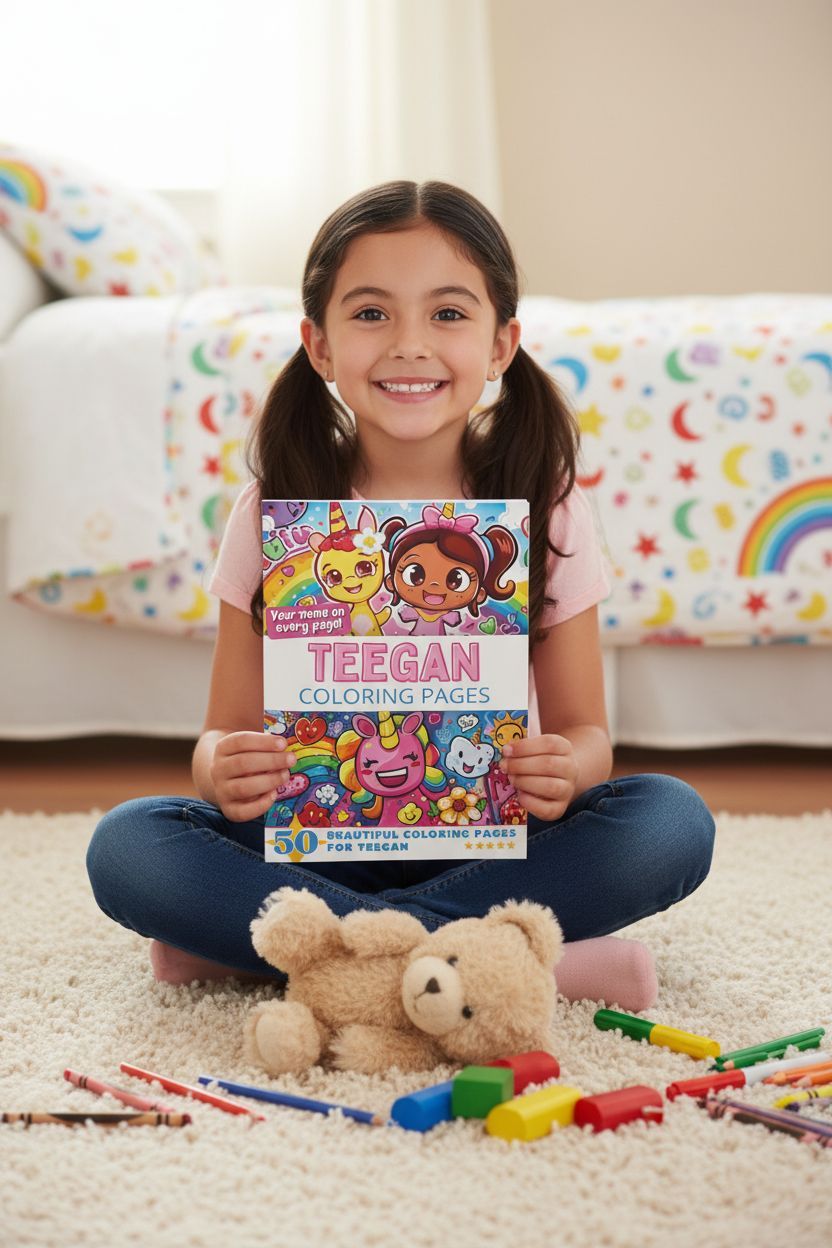 Teegan personal coloring pages