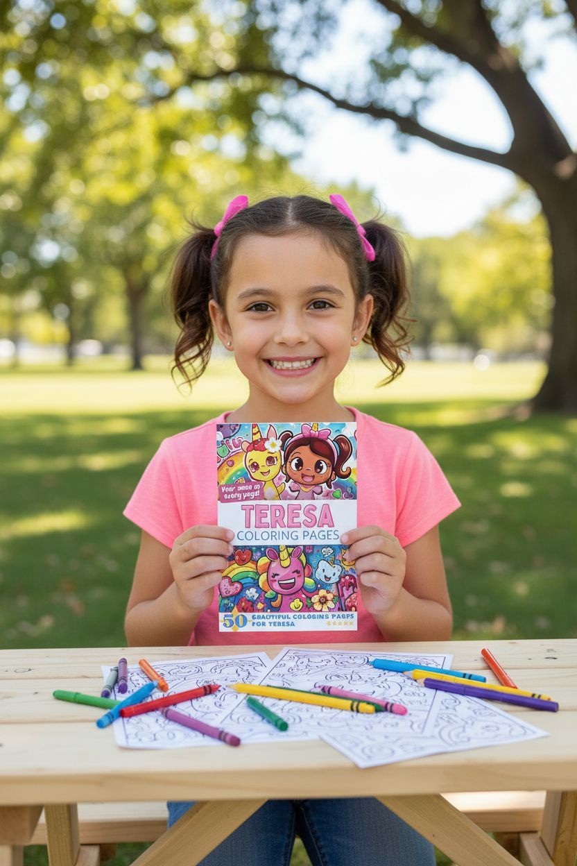 Teresa personal coloring pages