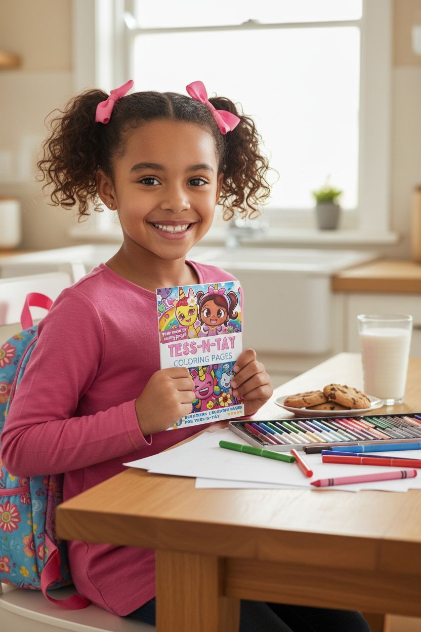 Tess-N-Tay personal coloring pages