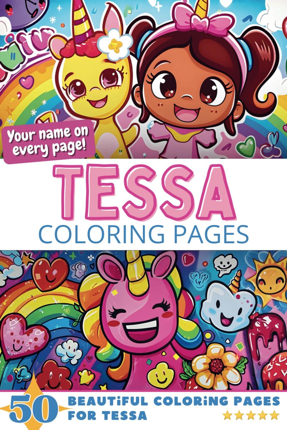 Tessa Coloring Book Cover