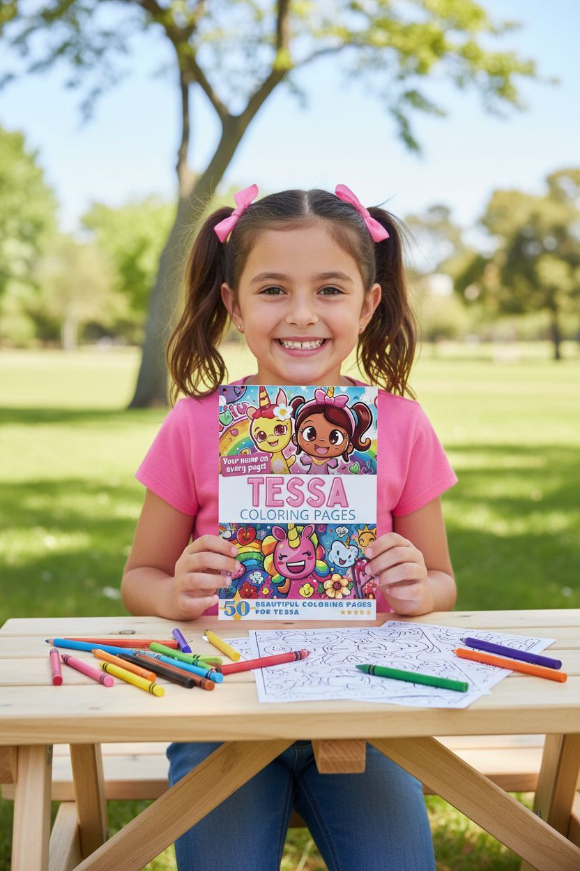 Tessa personal coloring pages
