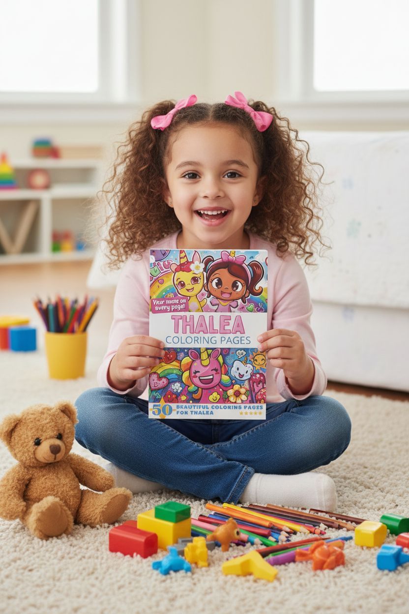 Thalea personal coloring pages