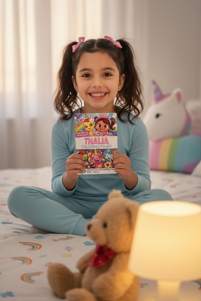 Thalia personal coloring pages