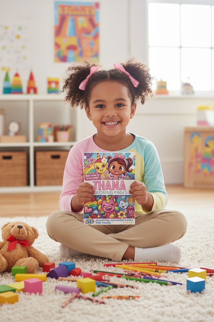 Thana personal coloring pages