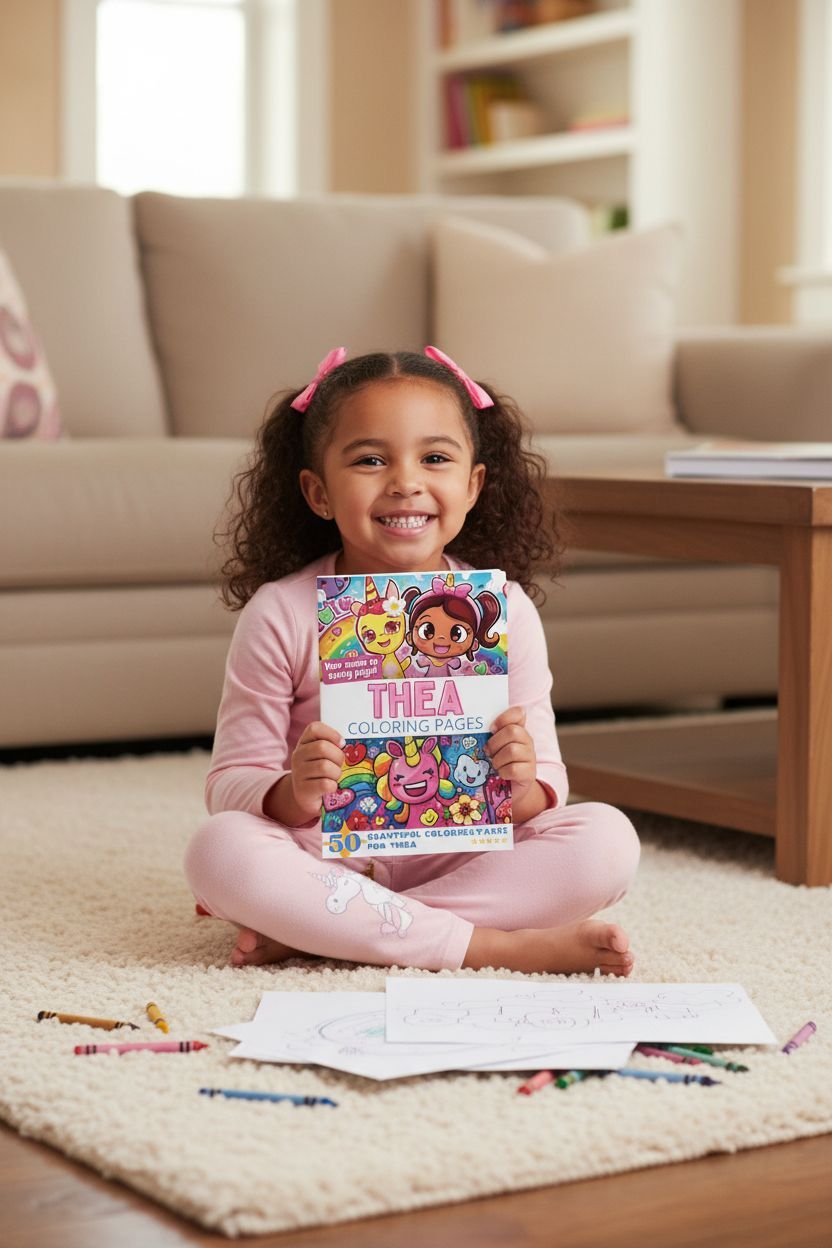 Thea personal coloring pages