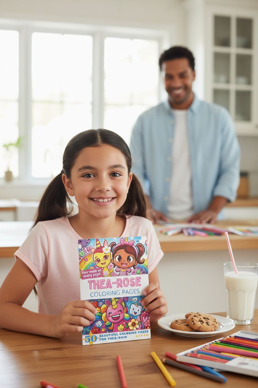 Thea-Rose personal coloring pages