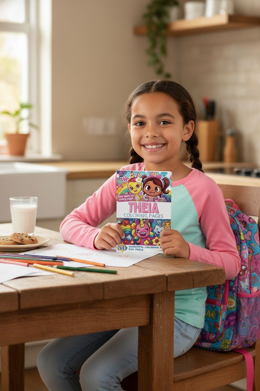 Theia personal coloring pages