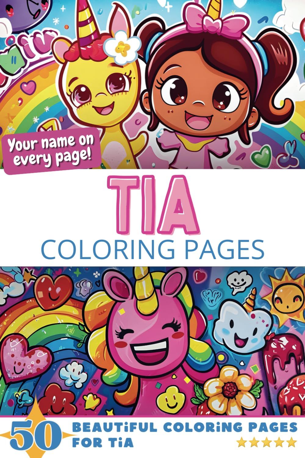 Tia Coloring Book Cover