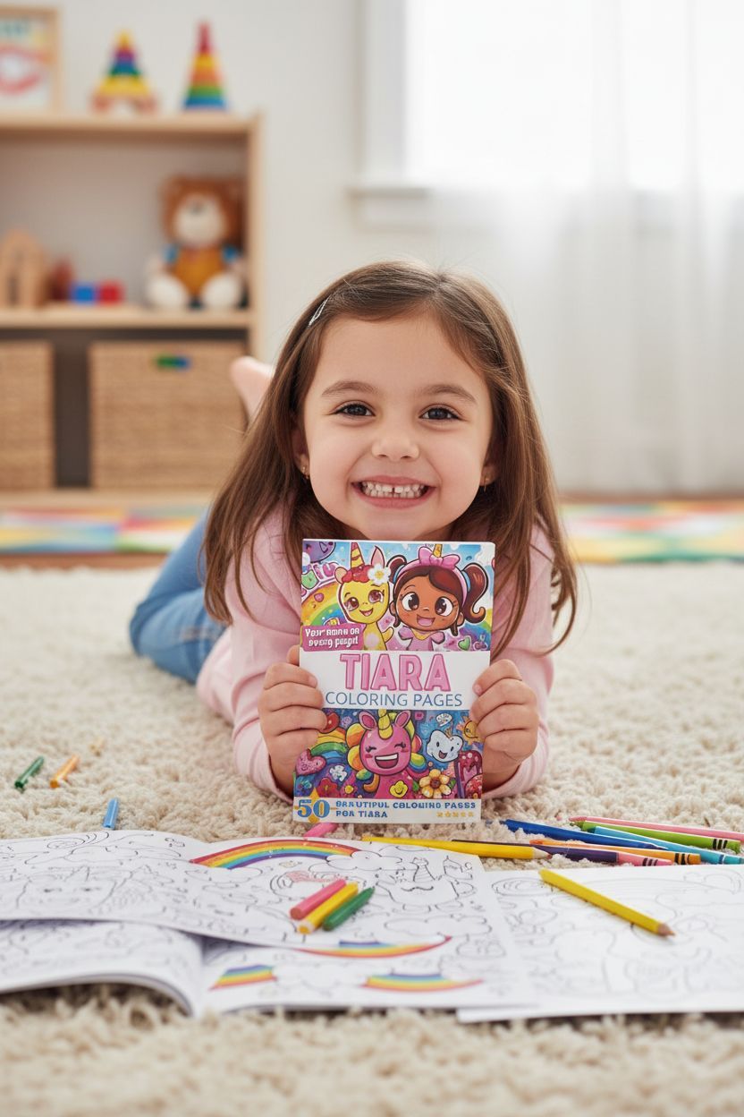 Tiara personal coloring pages