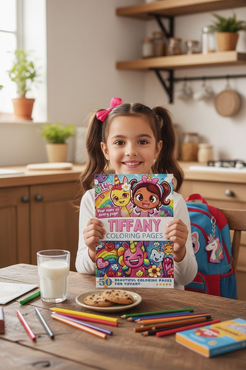 Tiffany personal coloring pages