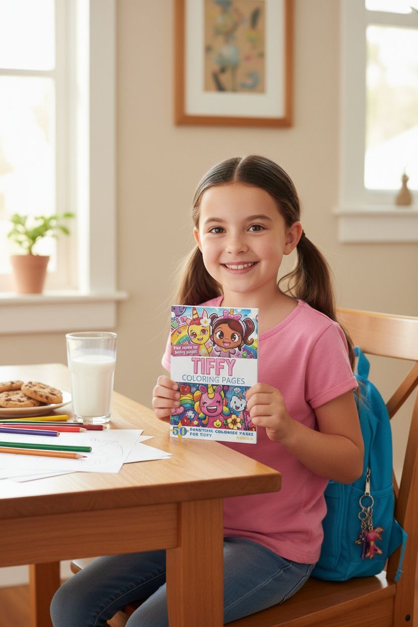 Tiffy personal coloring pages