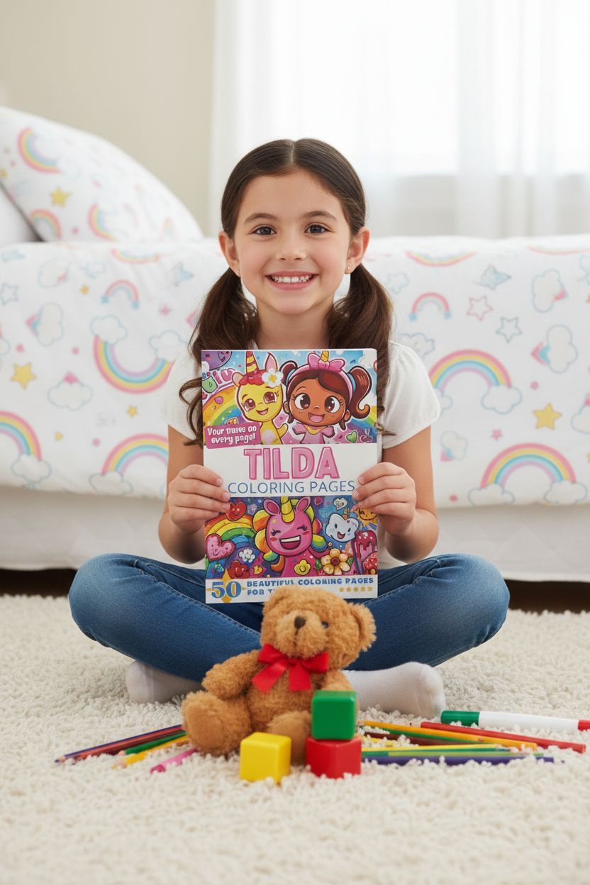 Tilda personal coloring pages