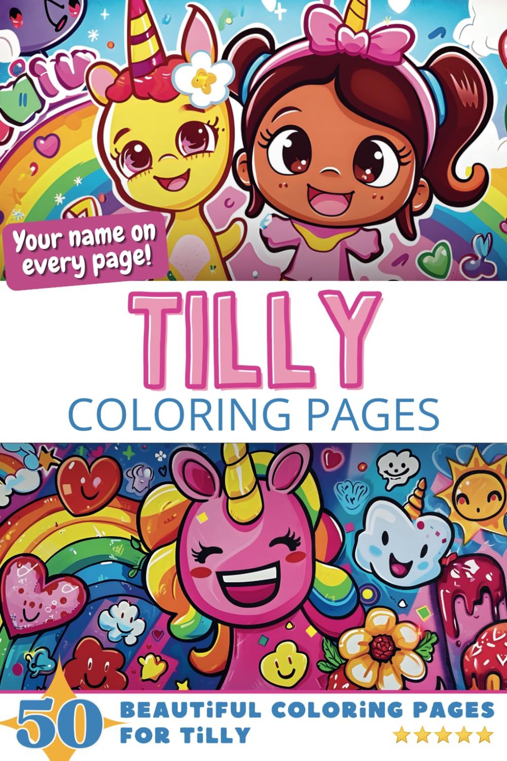 Tilly Coloring Book Cover
