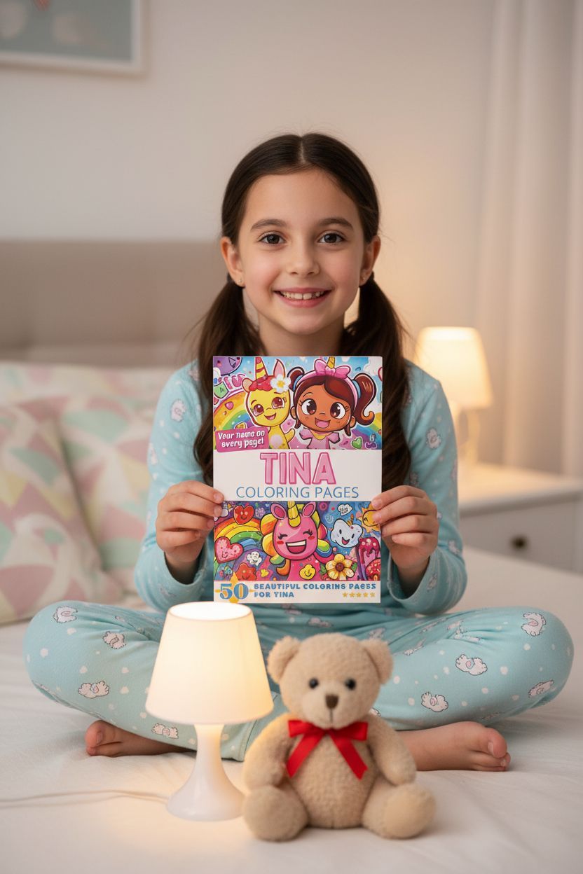 Tina personal coloring pages