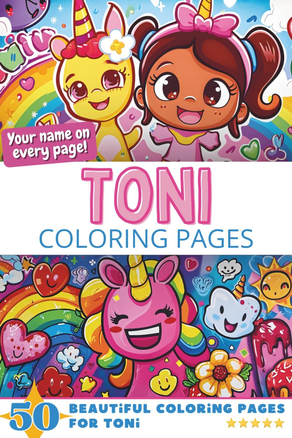 Toni Coloring Book Cover