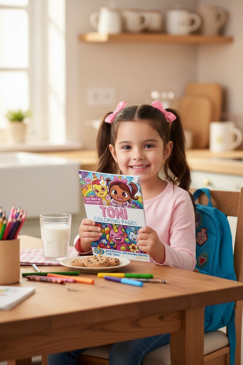 Toni personal coloring pages